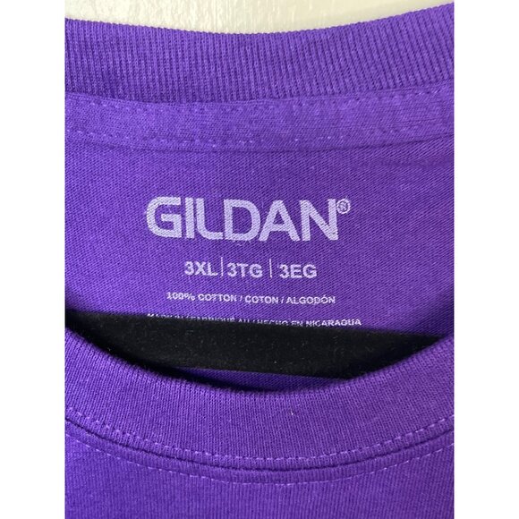 Boutique Purple Graphic Tee 3XL "Its Fine Im Fine Everythings Fine" 100% Cotton - Picture 3 of 3